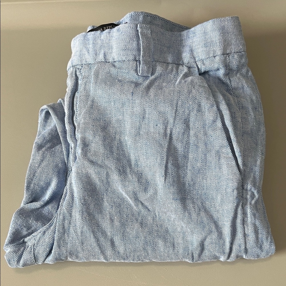 Banana Republic Avery Pant Chambray Size 8